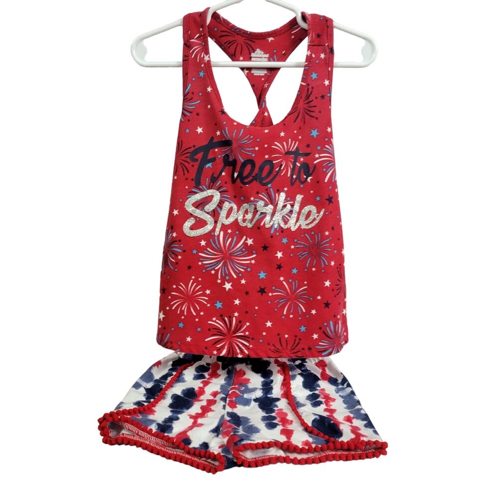 Celebrate Patriotic Shorts and Tank‎ Set Size 3T